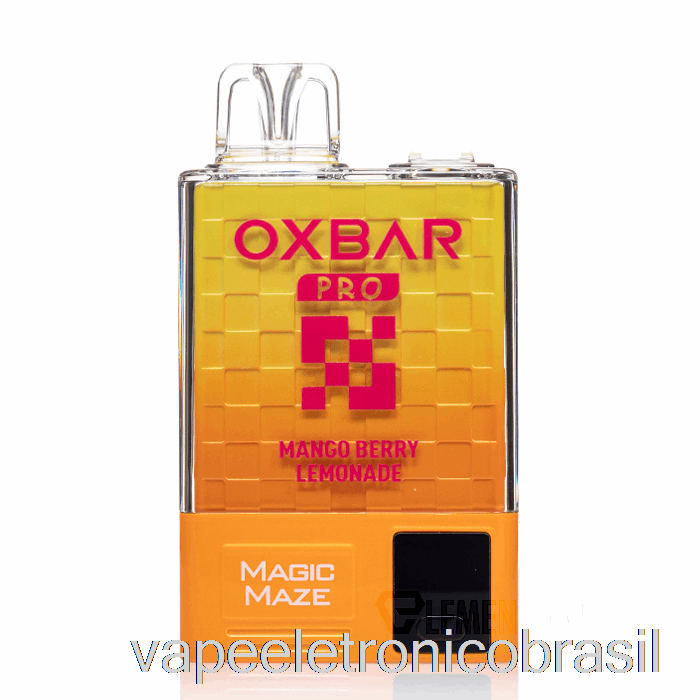 Vape Eletrônico Oxbar Magic Maze Pro 10000 Descartável Mango Berry Limonada - Suco De Vagem